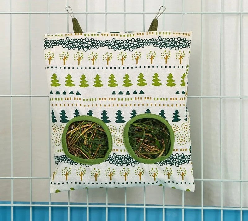 FurFora™ Hanging Hay Feeder Bag