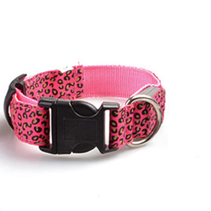 LED Luminous Dog Collar – Adjustable Glow Safety Collar for Night Walks