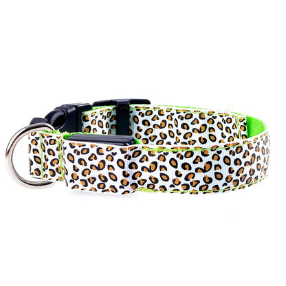 LED Luminous Dog Collar – Adjustable Glow Safety Collar for Night Walks