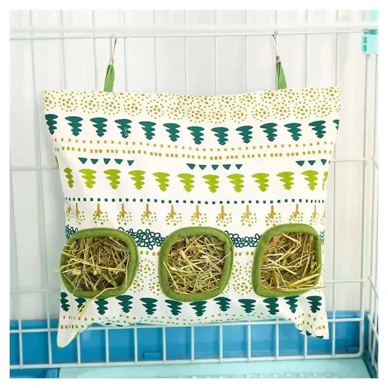 FurFora™ Hanging Hay Feeder Bag
