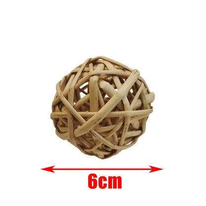Wooden Rabbit Chew Toys – Natural Dental Roller Set