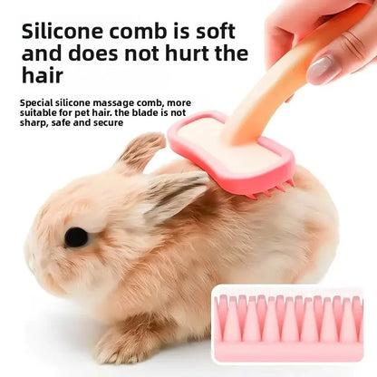 Rabbit Grooming Massage & Deshedding Comb