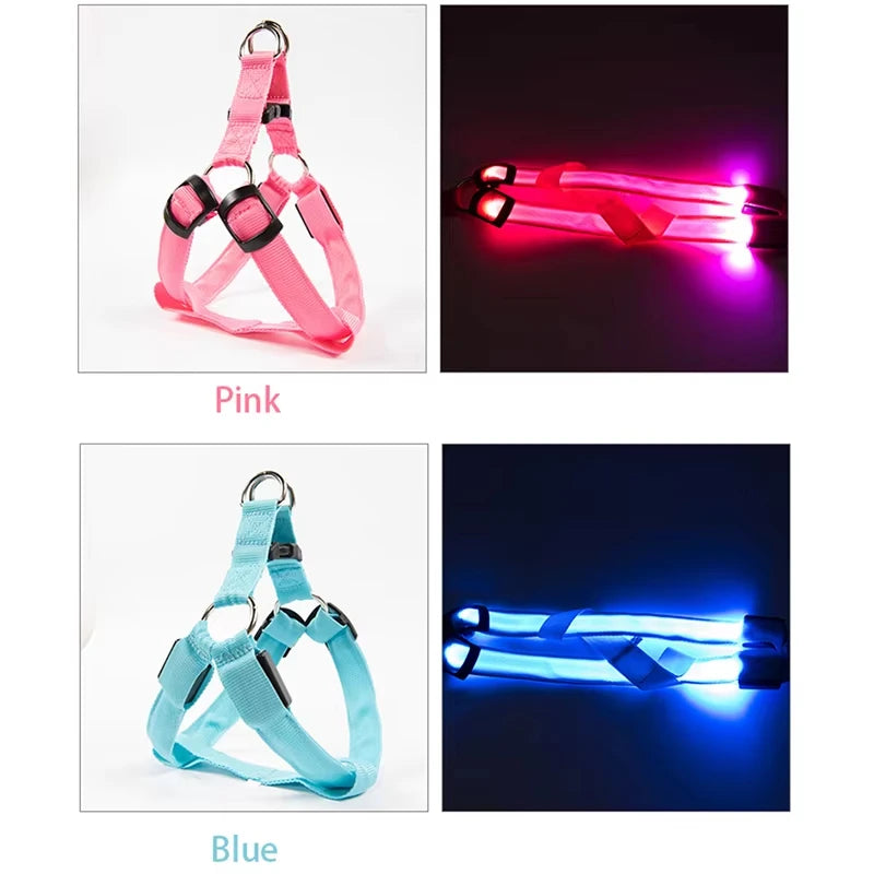 Adjustable LED No-Pull Dog Harness