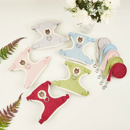 Cute Handmade Rabbit Harness Set