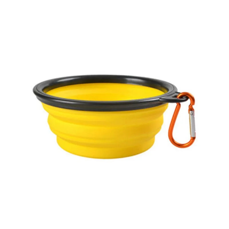 Portable Foldable Pet Food & Water Bowl
