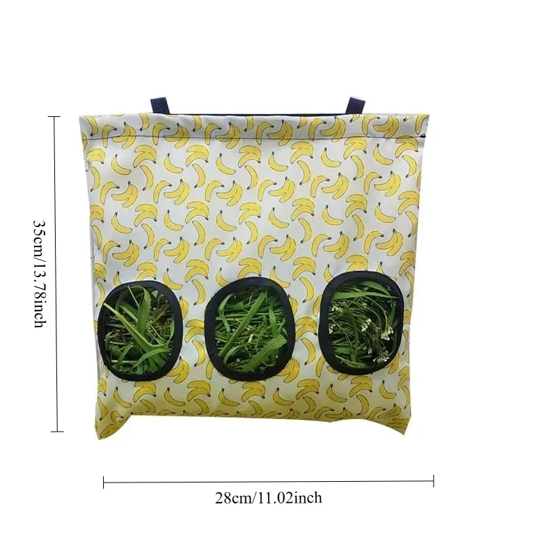 FurFora™ Hanging Hay Feeder Bag