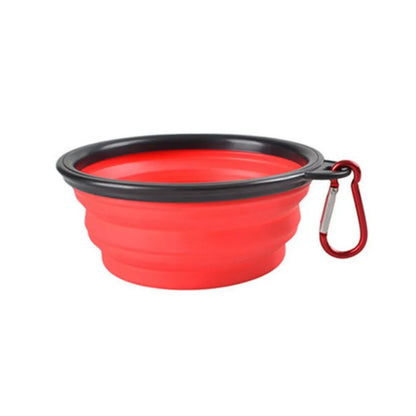 Portable Foldable Pet Food & Water Bowl