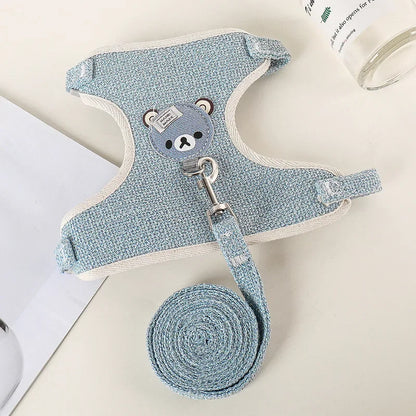 Cute Handmade Rabbit Harness Set