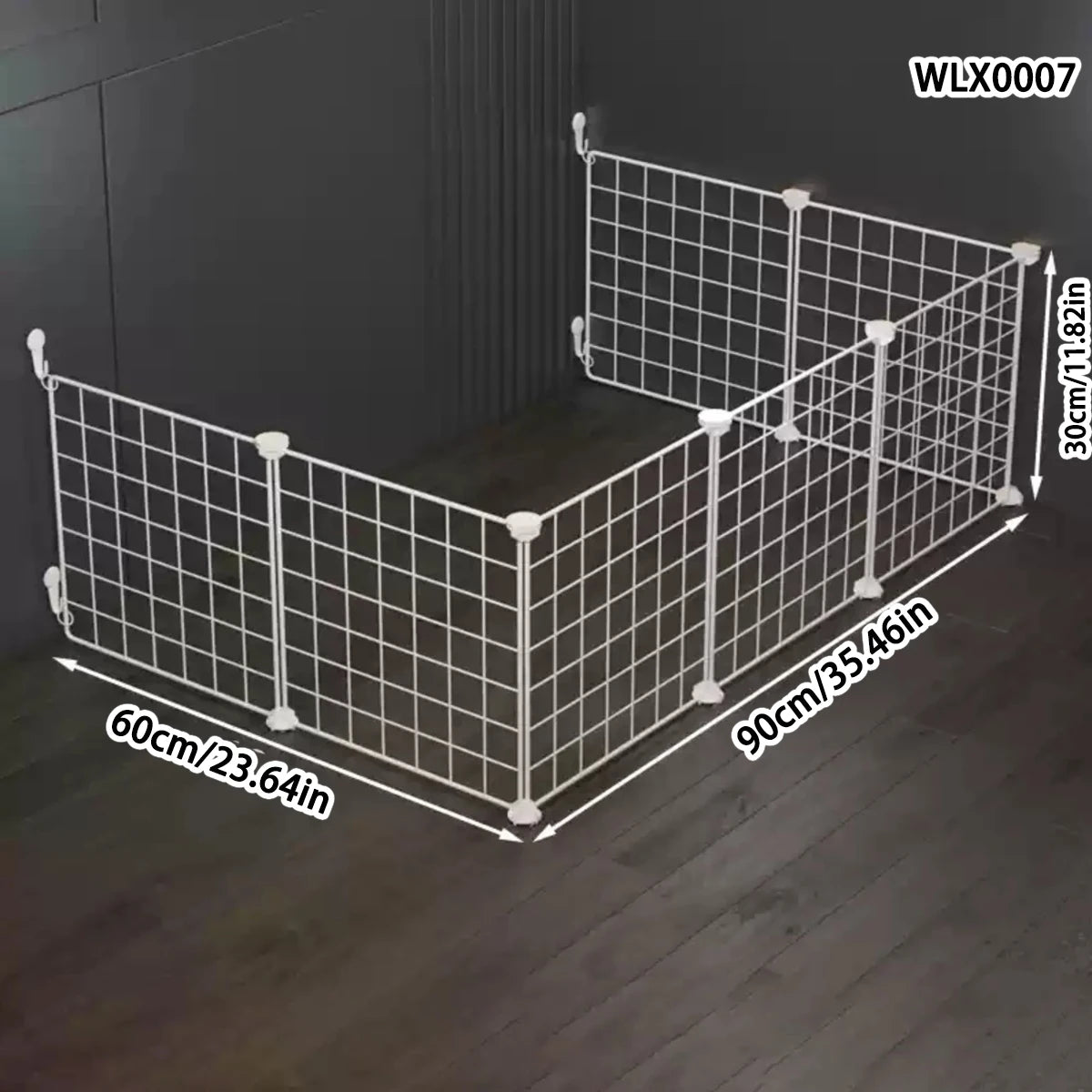 Pet Safety Fence – Indoor Training & Isolation Barrier for Rabbits, Kittens & Puppies