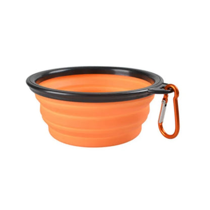 Portable Foldable Pet Food & Water Bowl