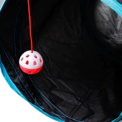 Foldable Pet Tunnel Toy – Interactive Play Tube for Cats & Rabbits