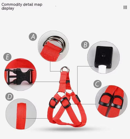 Adjustable LED No-Pull Dog Harness