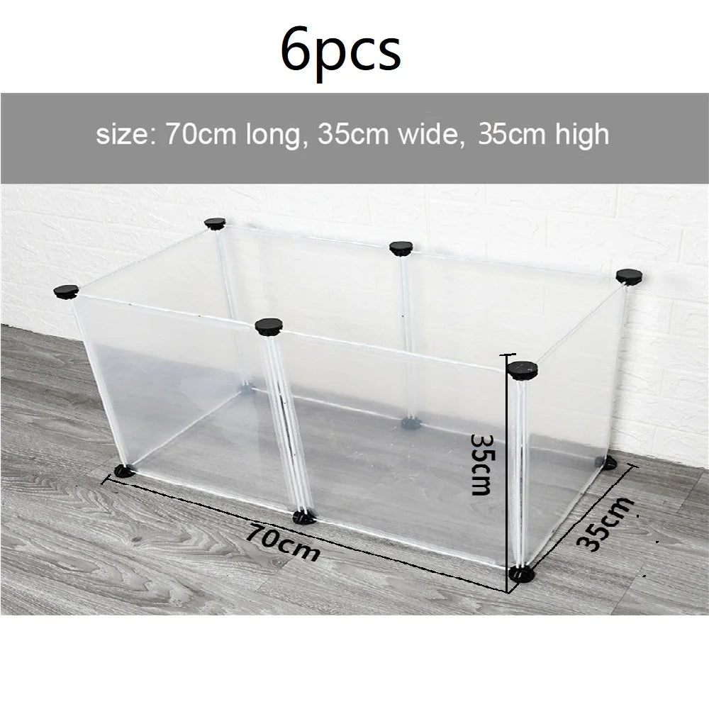 Pet Playpen – Modular Safety Enclosure for Kittens, Puppies & Rabbits