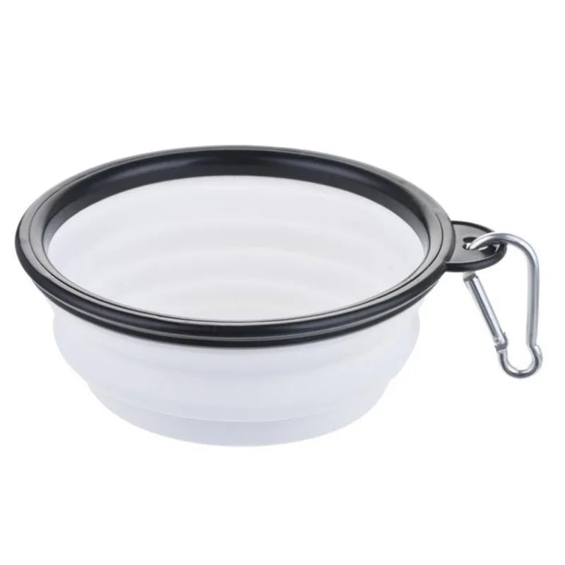 Portable Foldable Pet Food & Water Bowl
