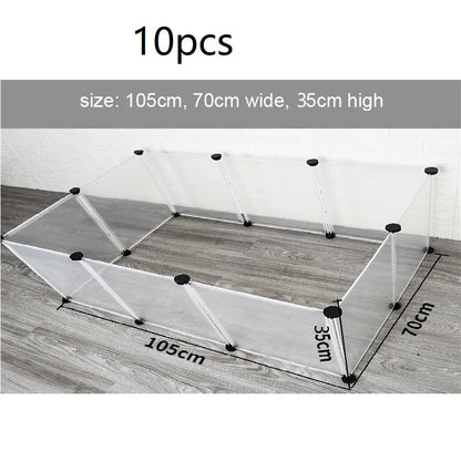 Pet Playpen – Modular Safety Enclosure for Kittens, Puppies & Rabbits