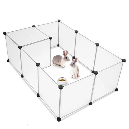 Pet Playpen – Modular Safety Enclosure for Kittens, Puppies & Rabbits