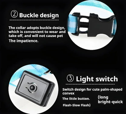 LED Night Safety Dog Collar