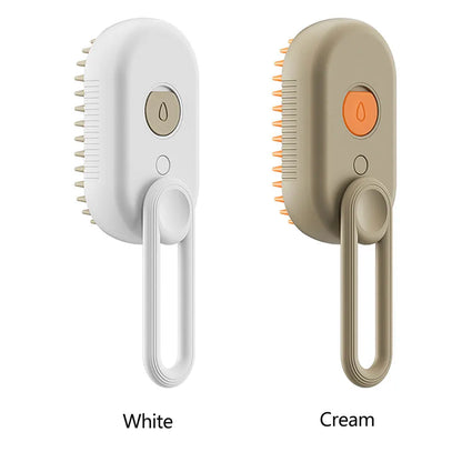 3-In-1 Steamy Pet Grooming Brush