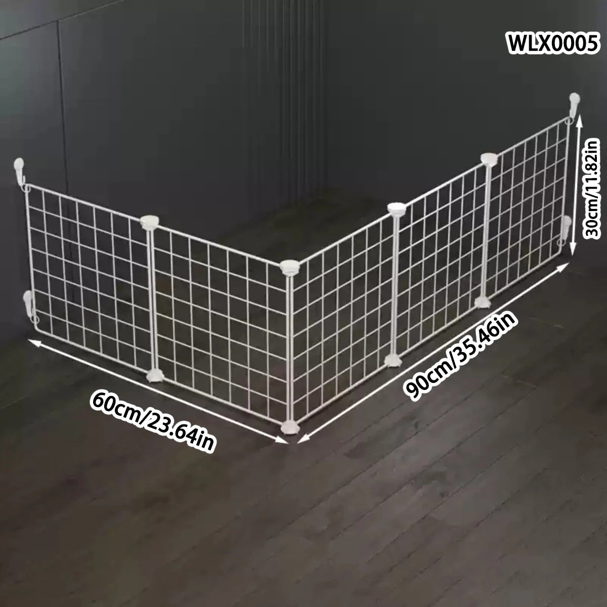 Pet Safety Fence – Indoor Training & Isolation Barrier for Rabbits, Kittens & Puppies