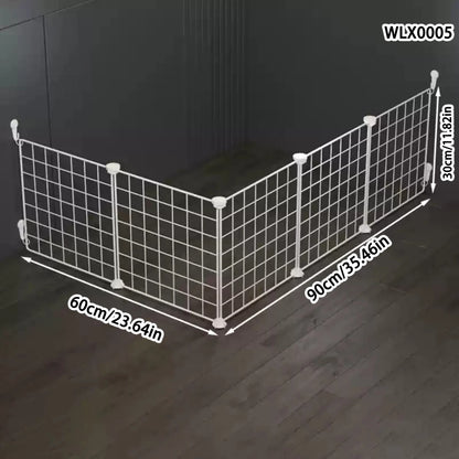 Pet Safety Fence – Indoor Training & Isolation Barrier for Rabbits, Kittens & Puppies