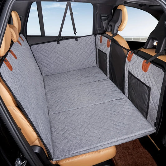Waterproof Dog Car Seat Cover Hammock – Scratch Proof & Non-Slip Pet Travel Protector
