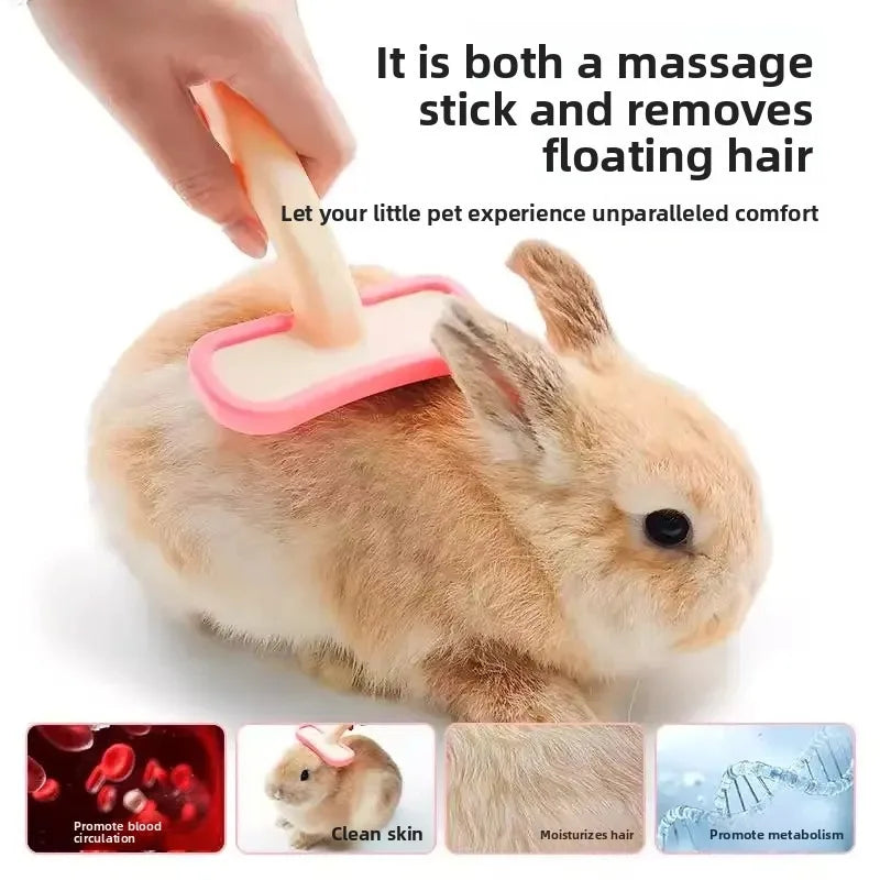 Rabbit Grooming Massage & Deshedding Comb
