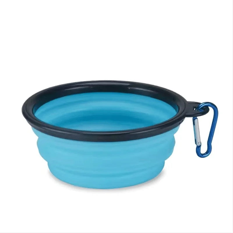 Portable Foldable Pet Food & Water Bowl