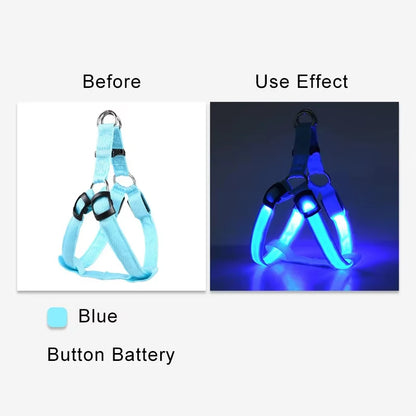 Adjustable LED No-Pull Dog Harness