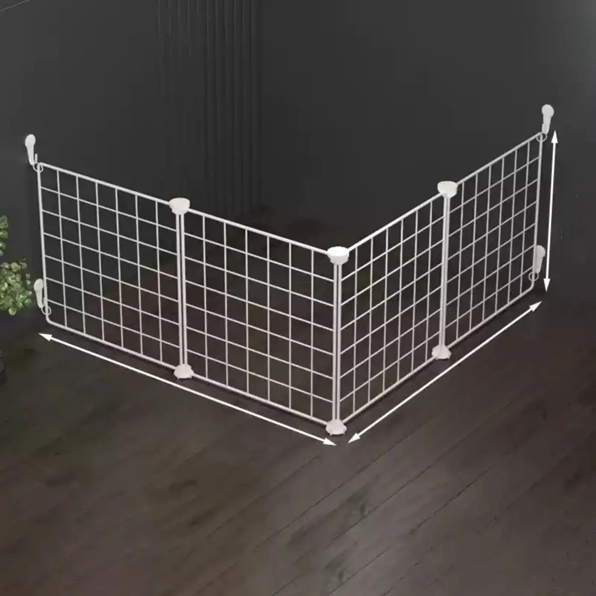 Pet Safety Fence – Indoor Training & Isolation Barrier for Rabbits, Kittens & Puppies