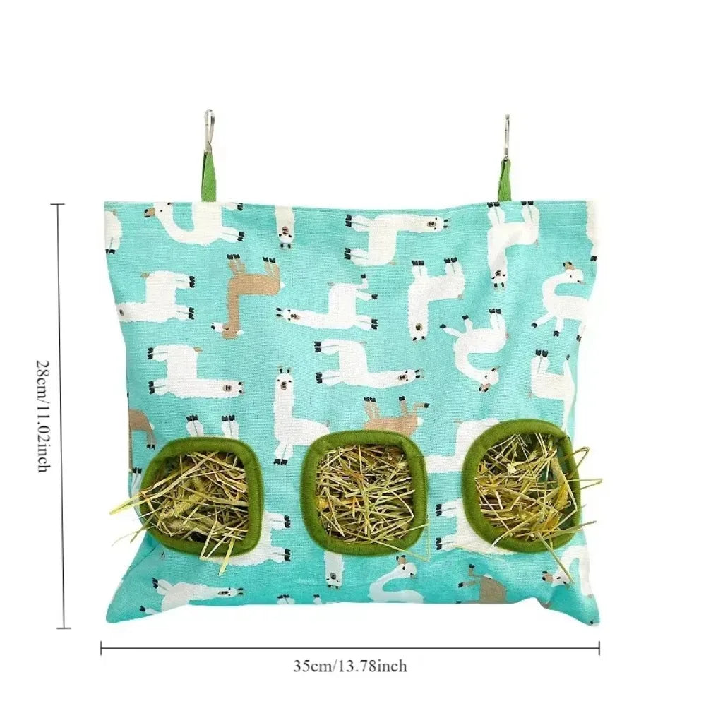 FurFora™ Hanging Hay Feeder Bag