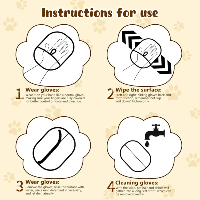 Pet Hair Removal Glove