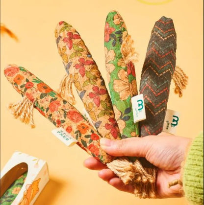 Natural Matatabi Catnip Fish Toy – Interactive Chew & Teething Toy for Cats & Kittens